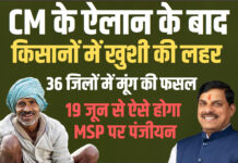 36 जिलों में मूंग की फसल, 19 जून से ऐसे होगा MSP पर पंजीयन….